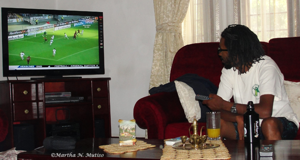 Soccer-Sami's favorite passtime