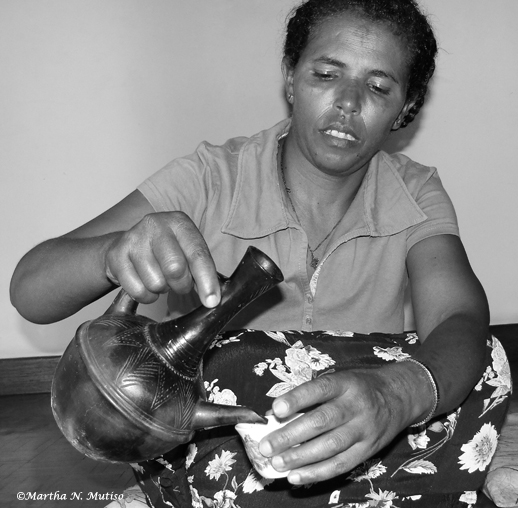 Time for mouth watering Ethiopian coffee