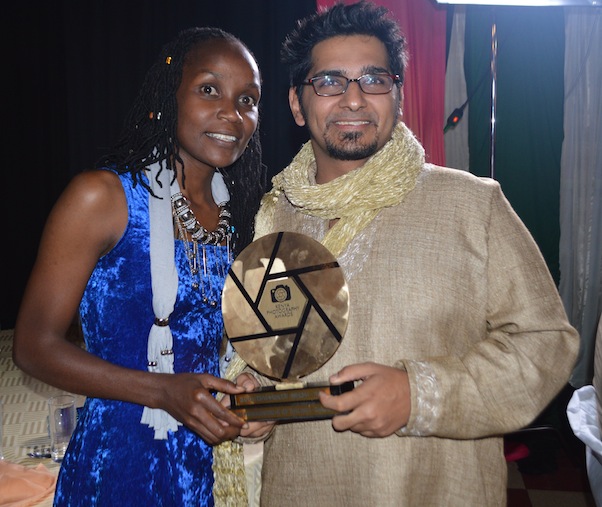 Karim and I at the award event