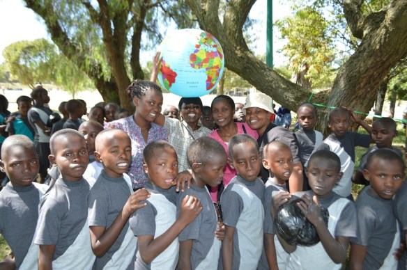 Together we happily take on the world!