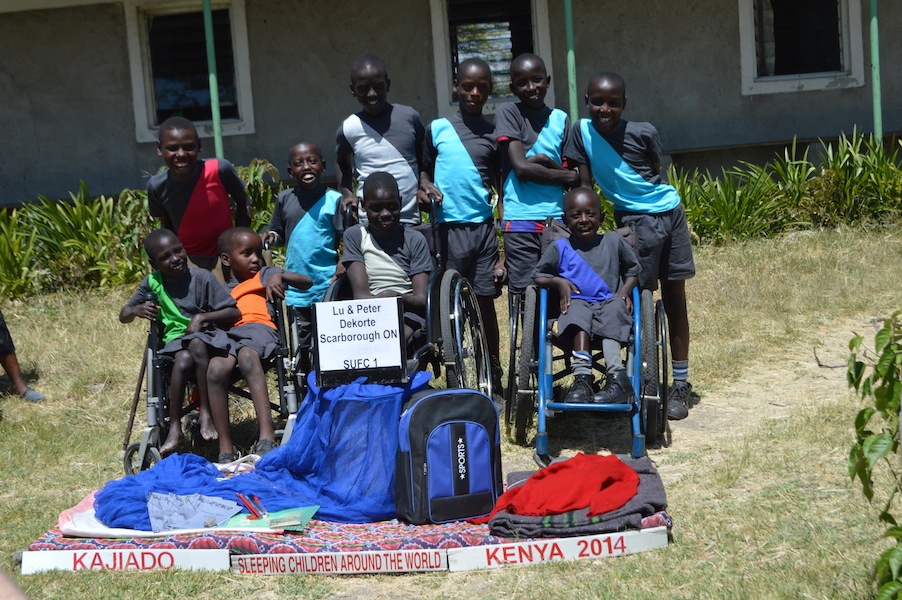 A group of beneficiaries in Kajiado.